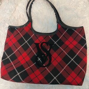 Victoria’s Secret tartan tote